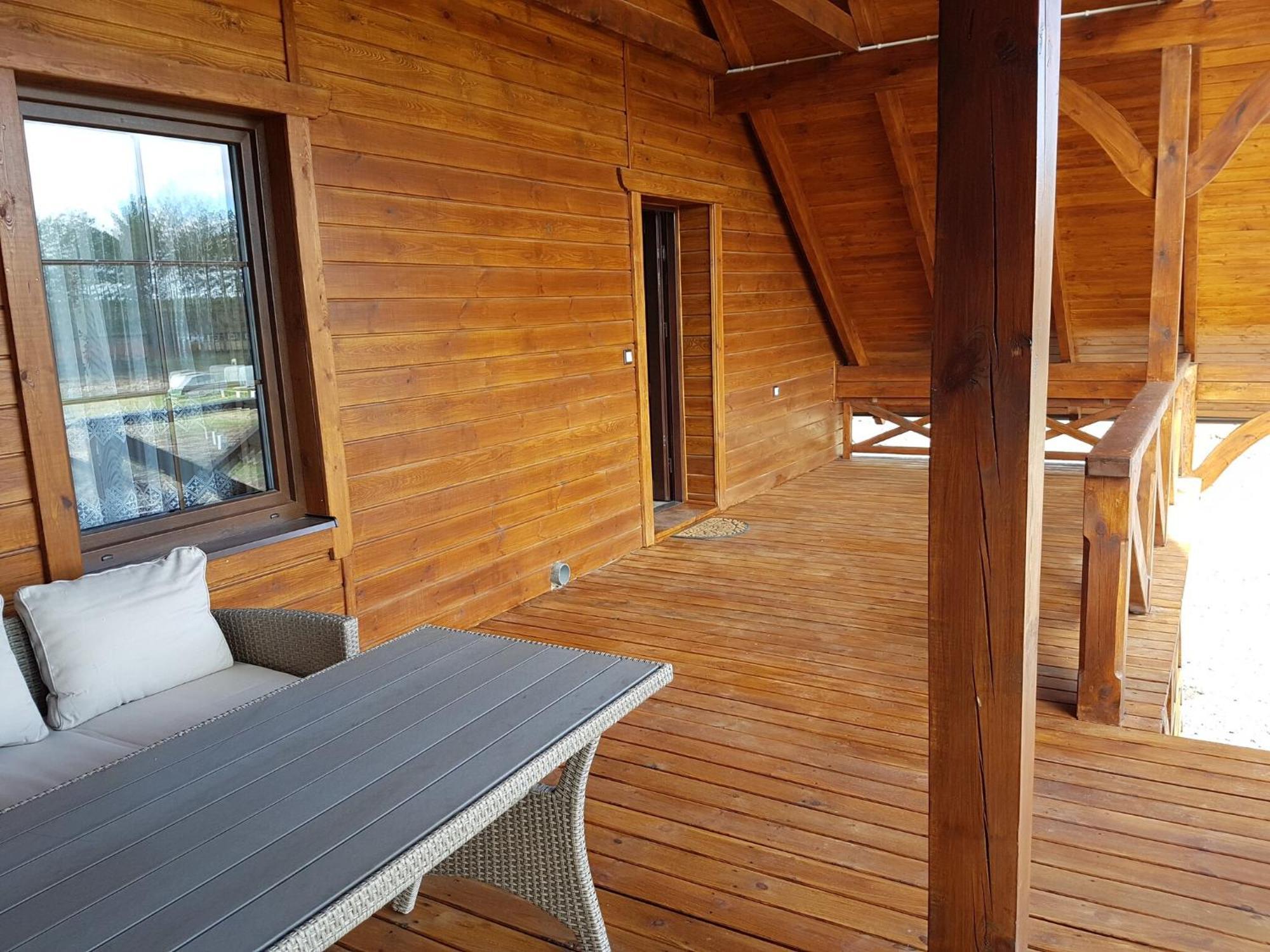 Wooden Holiday Home In Skrzynia With Terrace Osiek  Exterior foto